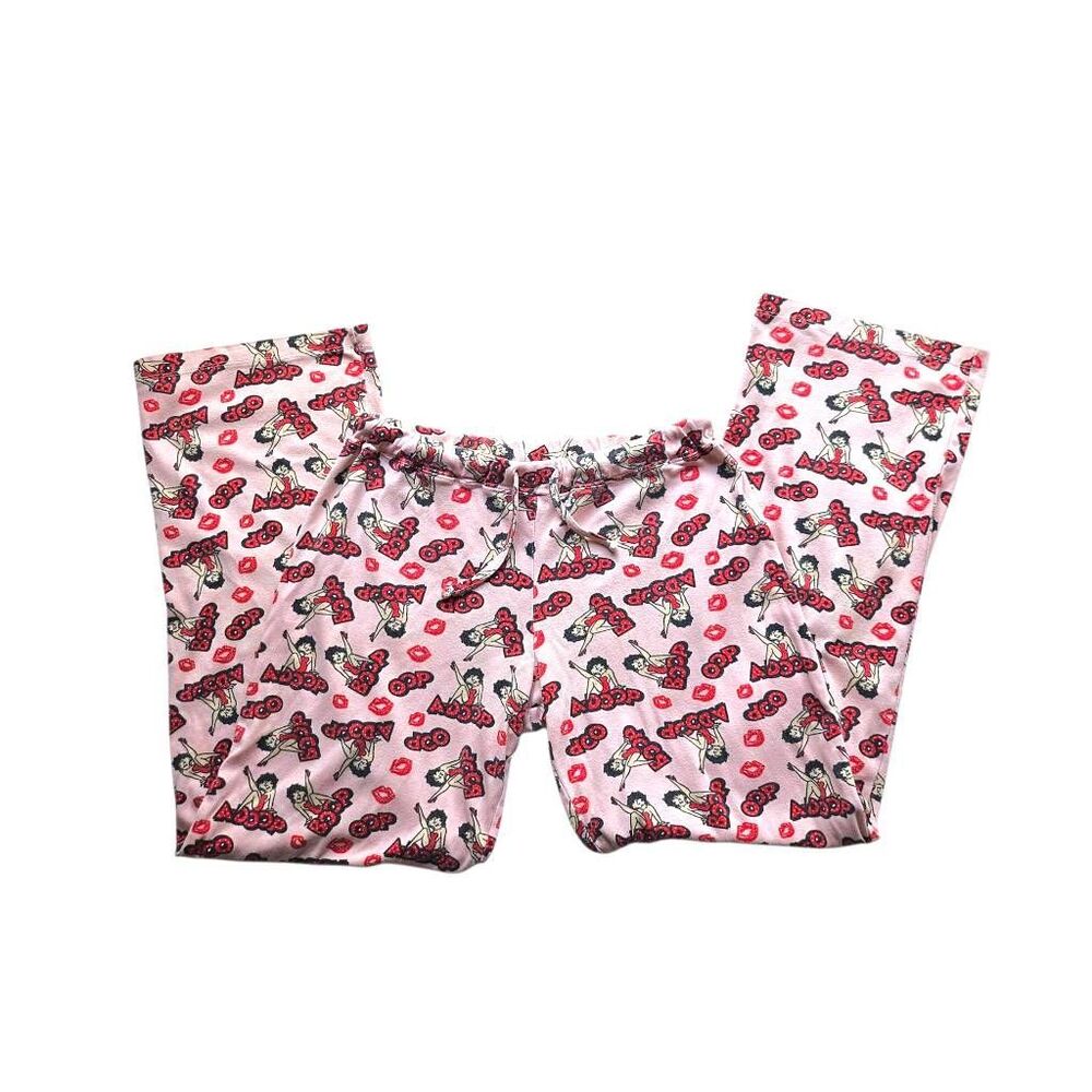y2k vintage betty boop pajama pants